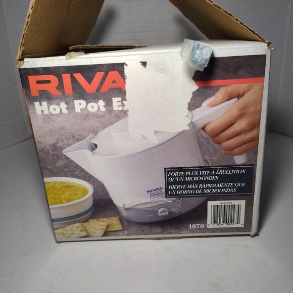 Rival 4070 Hot Pot Express Soup Water Noodles Canned Food & More Adj Settings - Picture 1 of 12